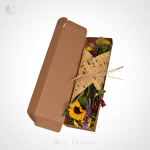 Cutie cu flori de camp